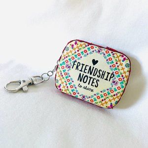 Tiny Tin Frienship Notes Keychain | Natural Life